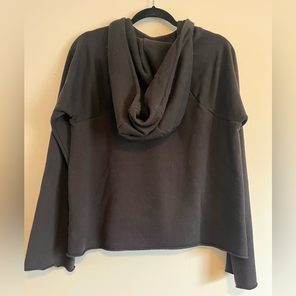 Athleta Cotton/Terry Black Sweatshirt - Picture 2 of 6